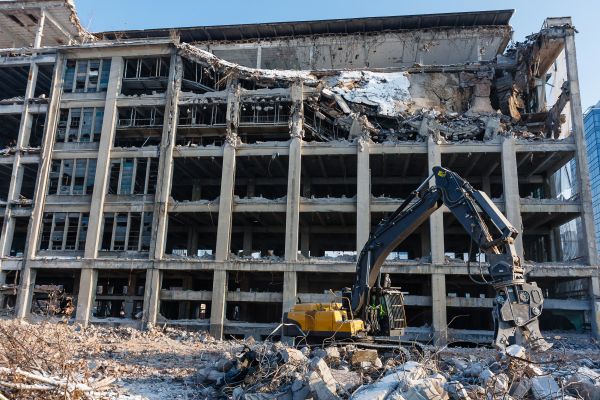 Commercial Building Demolition in Flower Mound