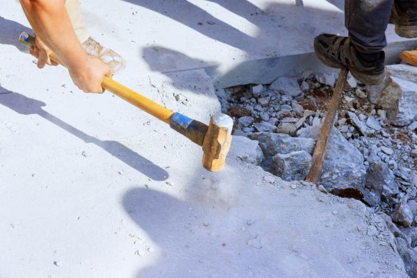 Concrete Pavement Demolition in Flower Mound