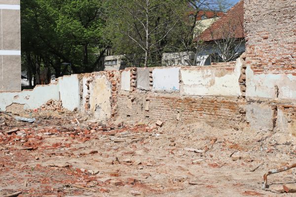 Brick Wall Demolition in Flower Mound