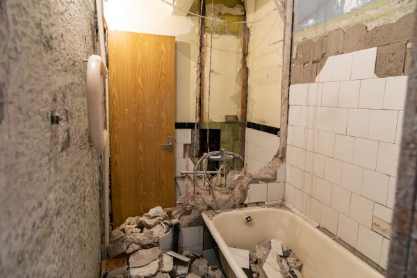 Shower Tile Demolition in Flower Mound